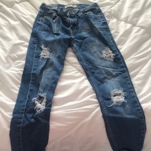 medium washed jeans